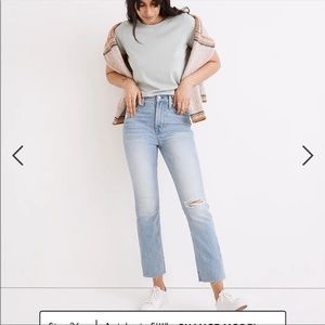 NWT Madewell Perfect Vintage Jeans